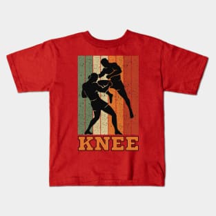 Cool kickboxing mma knee Kids T-Shirt